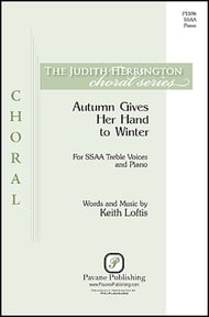 Autumn Gives Her Hand to Winter SSAA choral sheet music cover Thumbnail